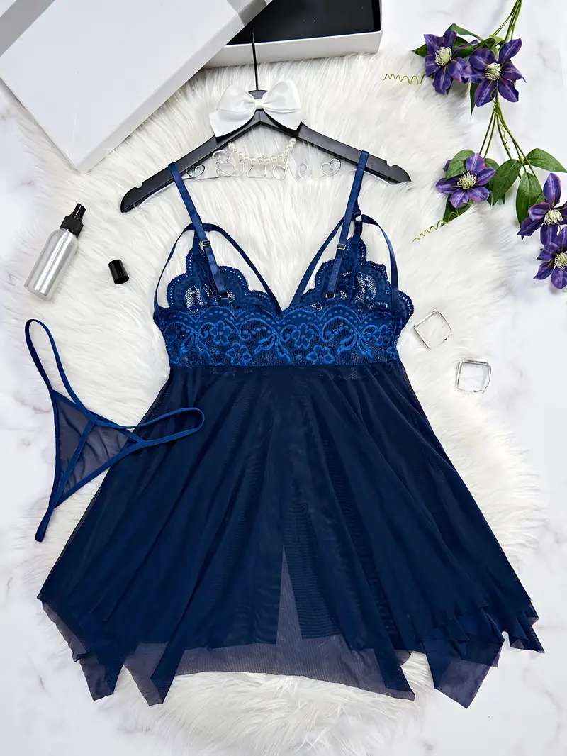 Lace Babydoll Lingerie Set