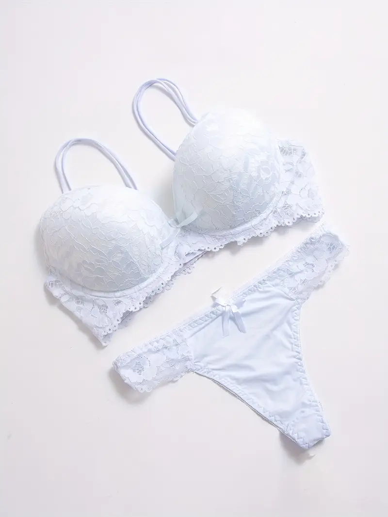 Hot Pink Lace Lingerie Set