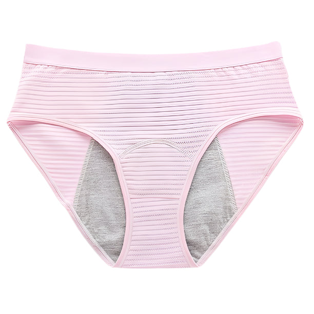 Period panty ribbed, stretchable fabric for extra comfort