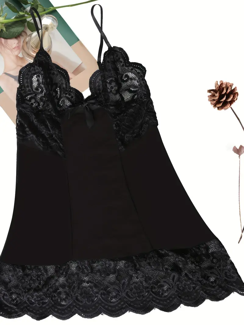 Black Lace Babydoll