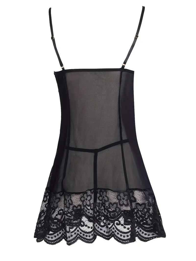 Black Lace Babydoll