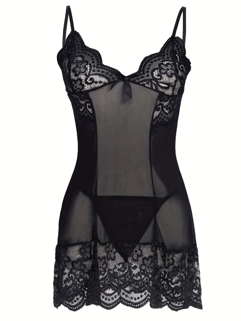 Black Lace  Babydoll