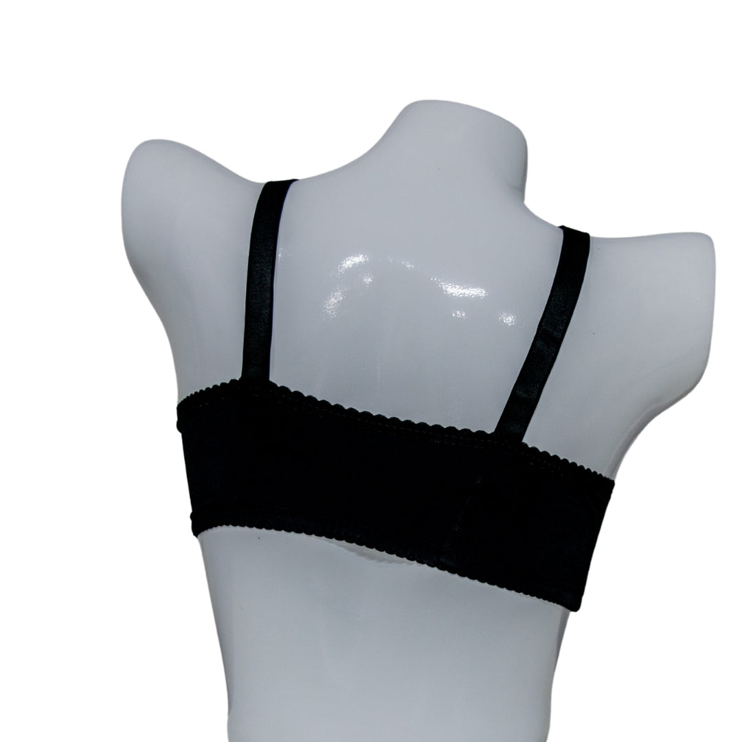 Front Open Bra – Black (Lightly Padded)
