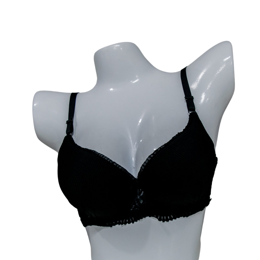 Double Padded Push-Up Bra – Classic Black Collection