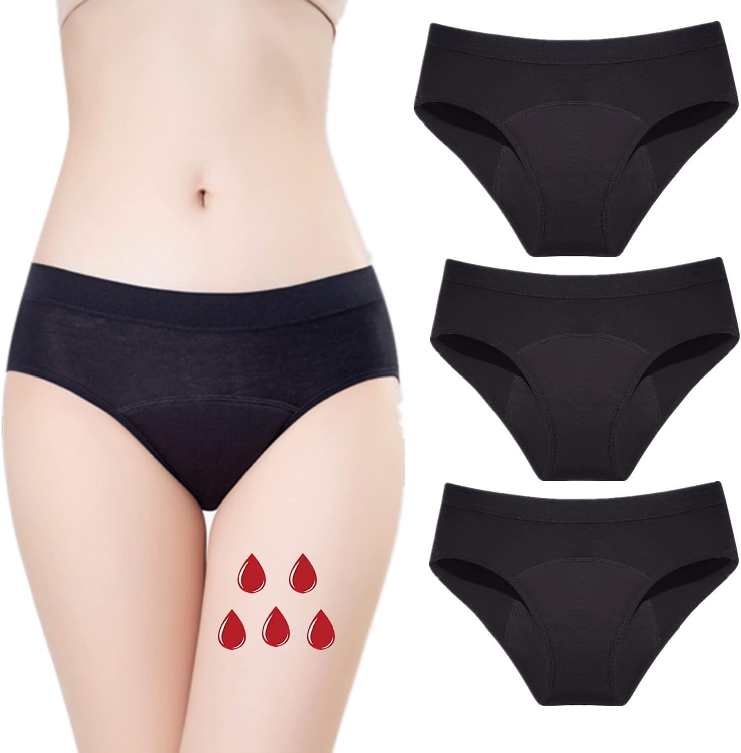 Leak-proof period panties comfort