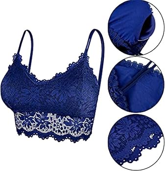 Lace Bralette  – Royal Blue