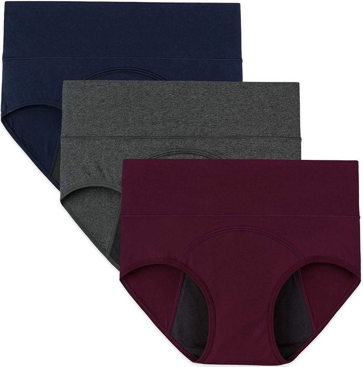 High-Waist Full Coverage Support Panties – (Pack of 3)