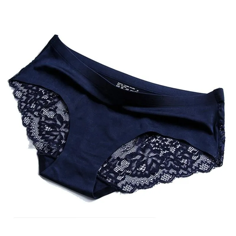 Silky Lace-Trim Panty