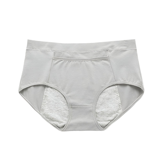 High-waisted period panty with a front pocket