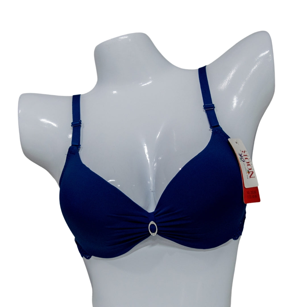 Navy Padded Premium Bra