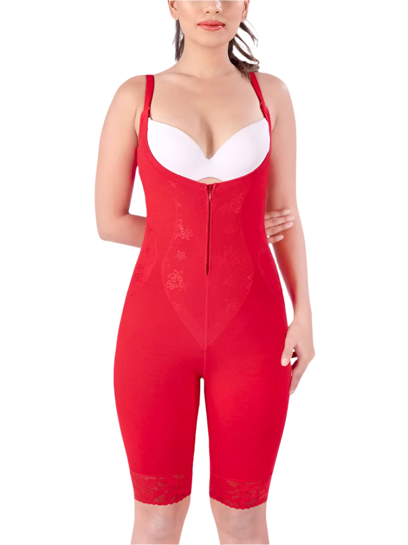 Full-Body Zipper Compression Shaper