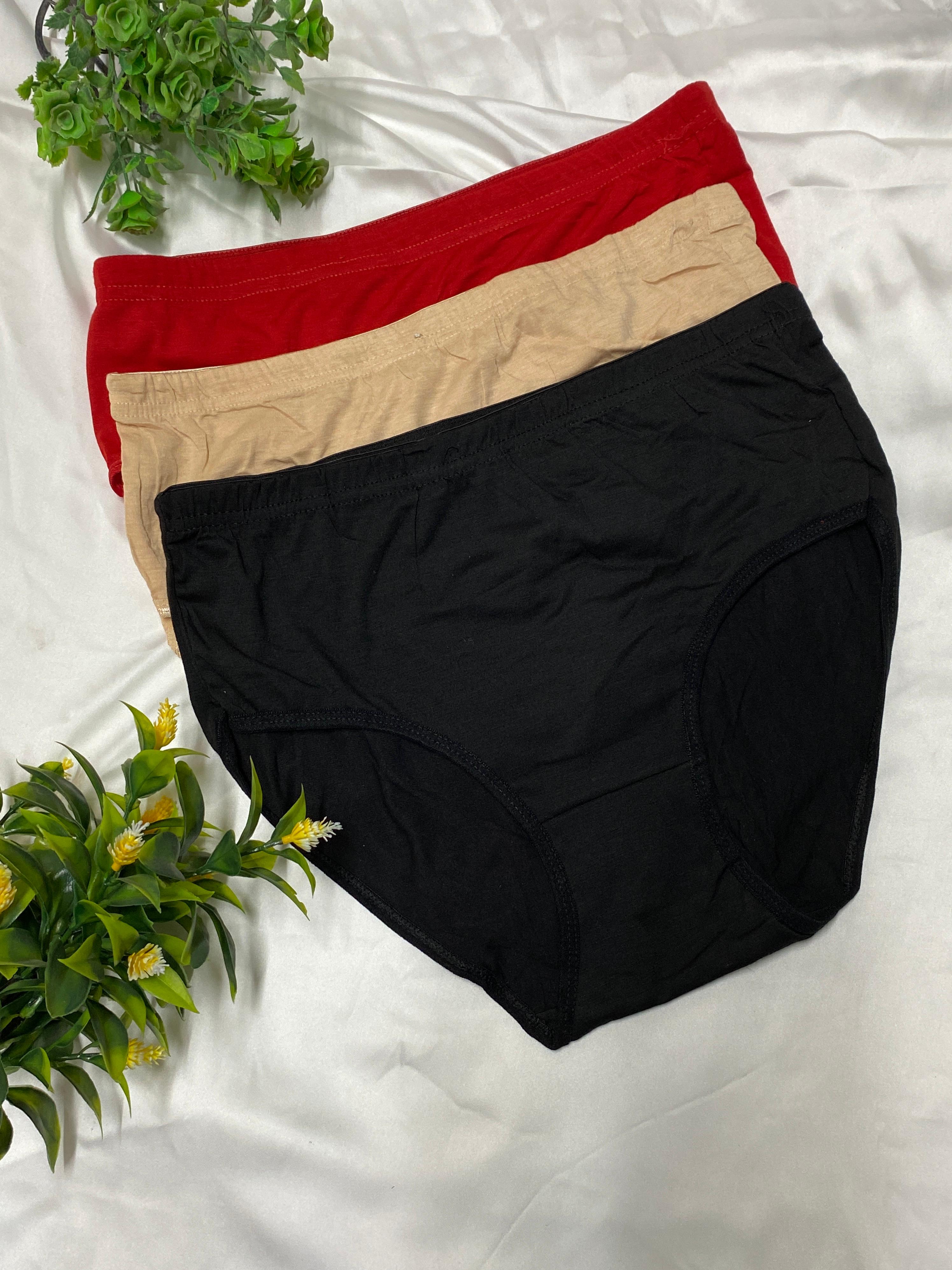 Cotton High-Waist Pantie (Pack of 3)