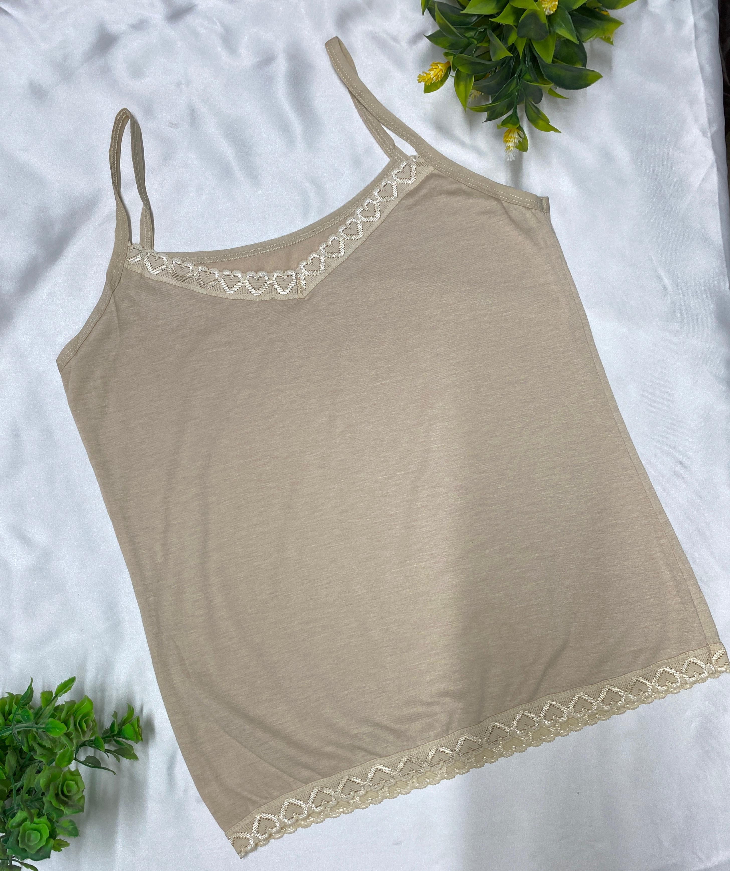 Comfora  Lace-Trimmed Camisole