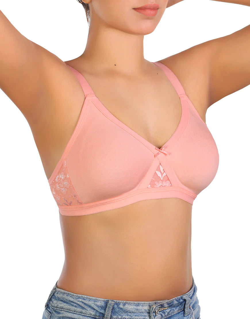 Plain Foam Bra – Soft Peach