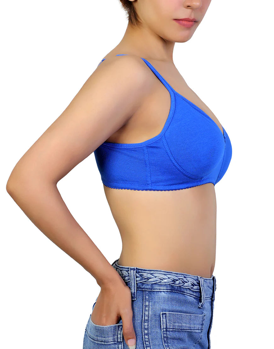 Plain Foam Bra – Royal Blue