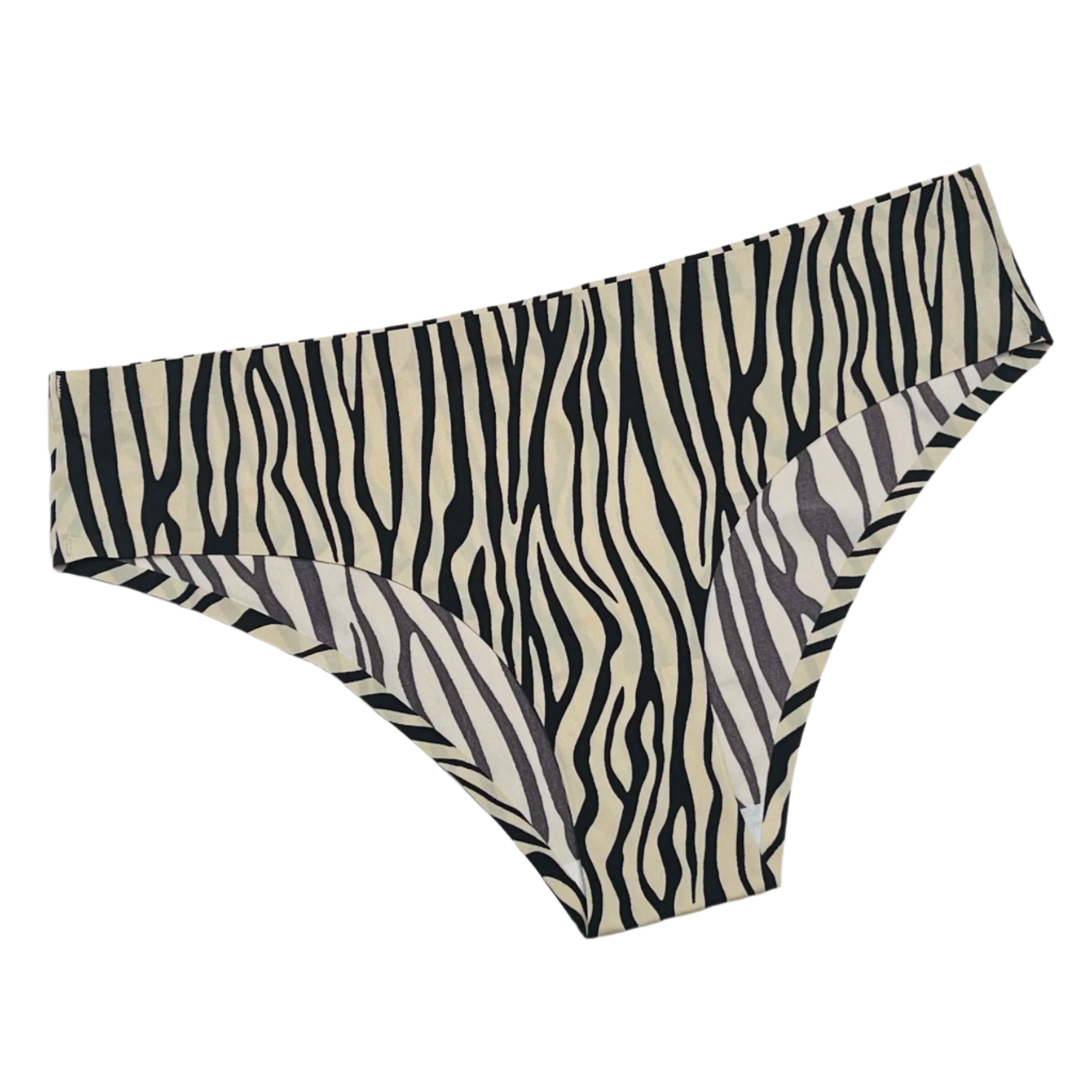 Wild Zebra Print Seamless Panty