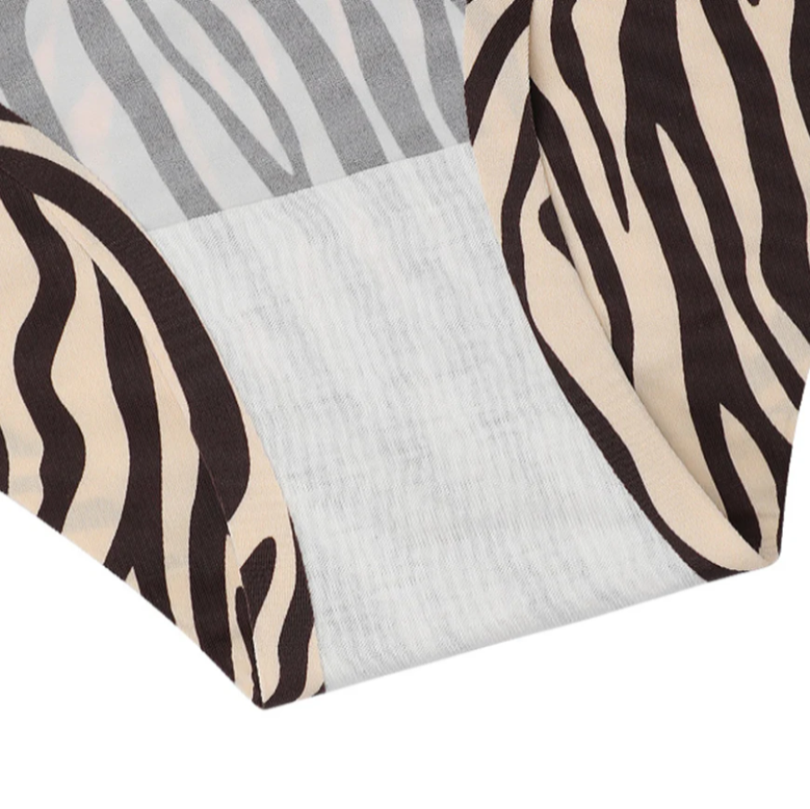 Wild Zebra Print Seamless Panty