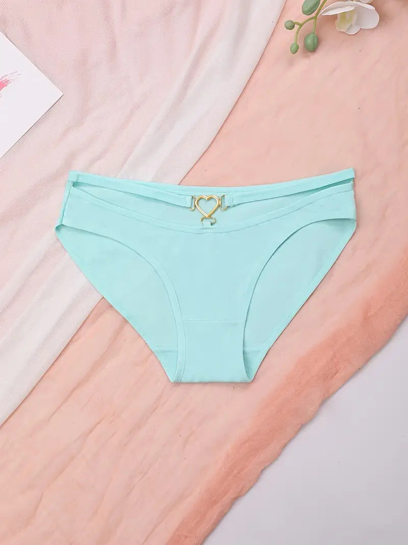 Cotton Panty with Heart Charm